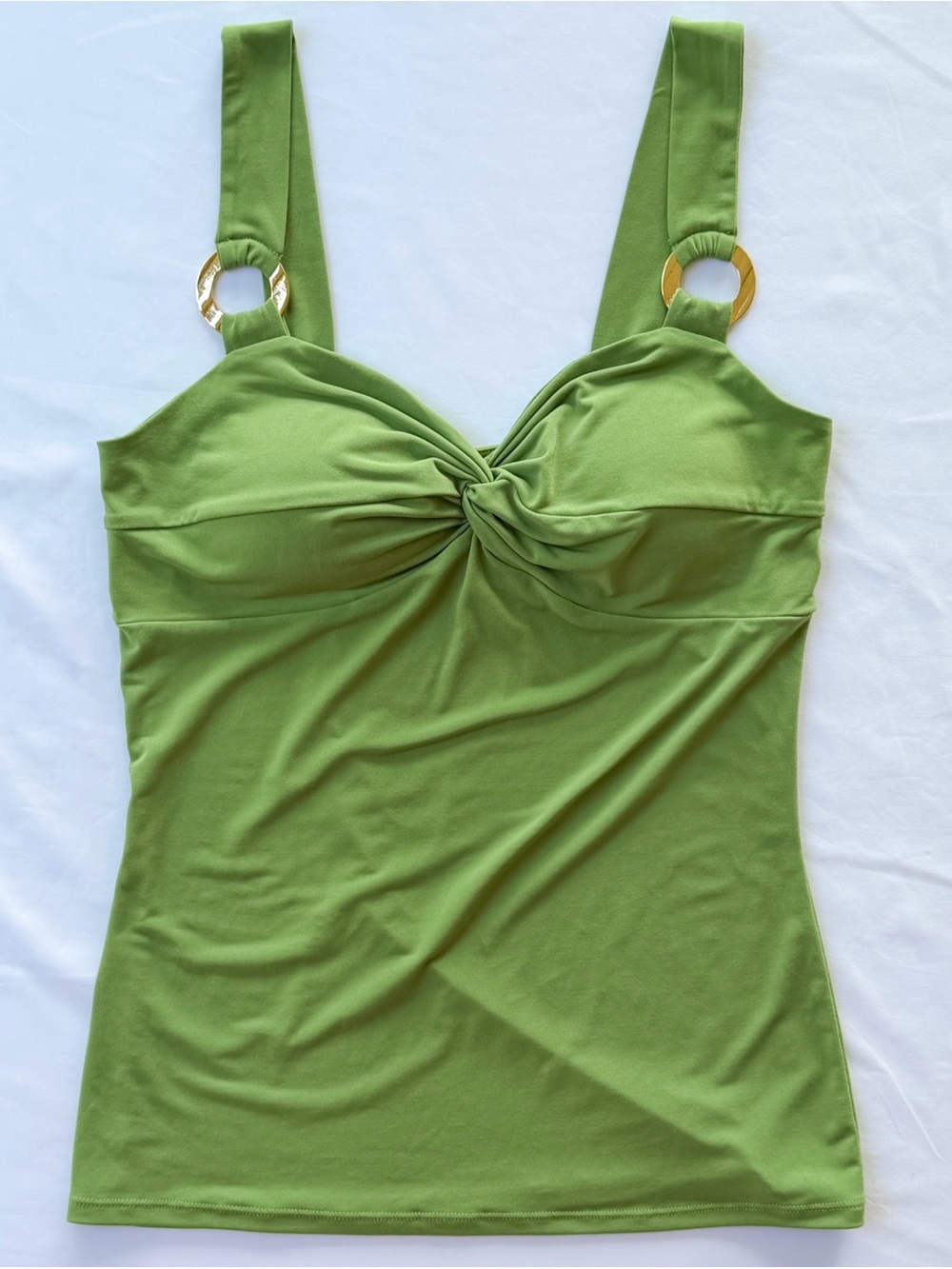 Vintage Y2K Green Bisou Bisou Tank Top
